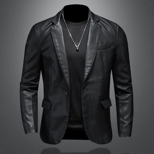 Leather Luxe™ | Men's Leather Jacket | Classic Design, Soft Texture & Comfortable Fit