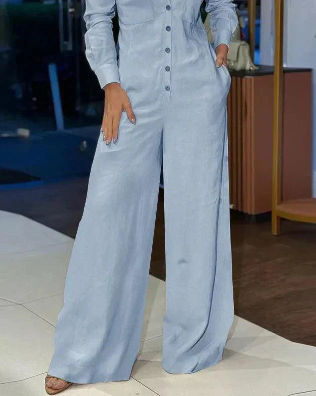 Jumpsuit Bella™ | Women's Wide-Leg Jumpsuit | Sleeveless Design, Breathable Fabric & Relaxed Fit