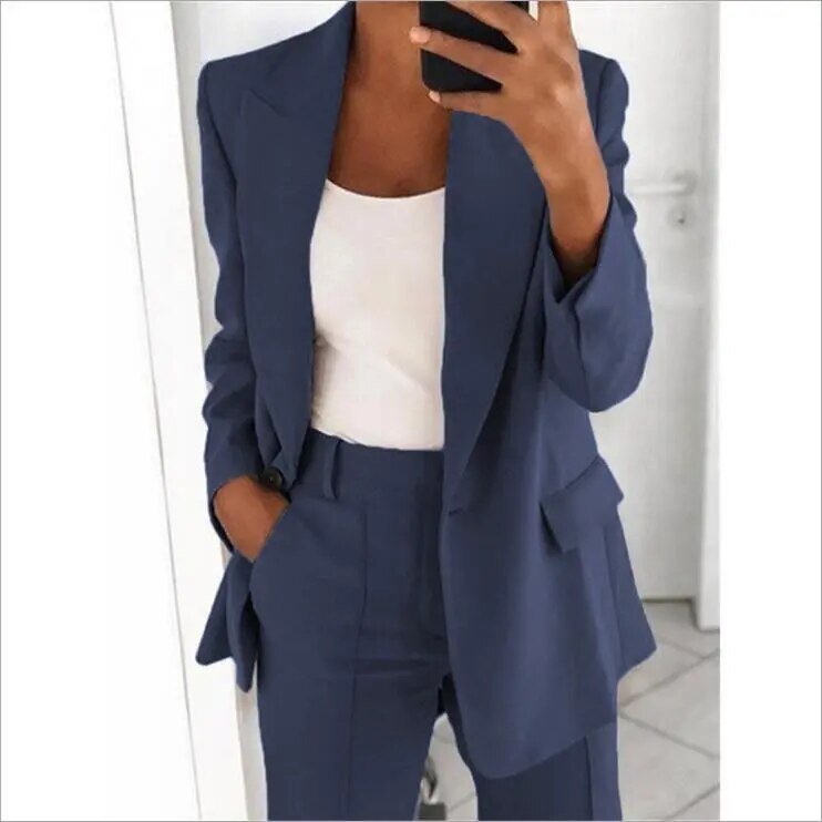 B&S | Tailored Blazer & Dress Set for Women – Breathable, Versatile Outfit for Office & Special Occasions