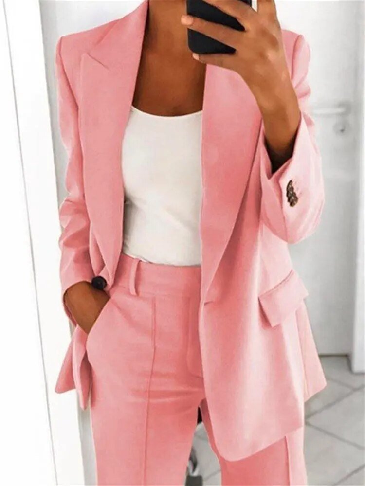 B&S | Tailored Blazer & Dress Set for Women – Breathable, Versatile Outfit for Office & Special Occasions