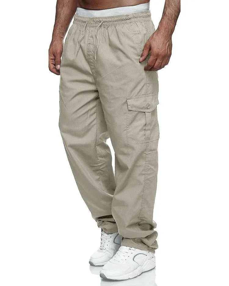 Cargo Flex™ | Men's Loose Fit Cargo Pants | Elastic Waistband, Multiple Pockets & Durable Fabric