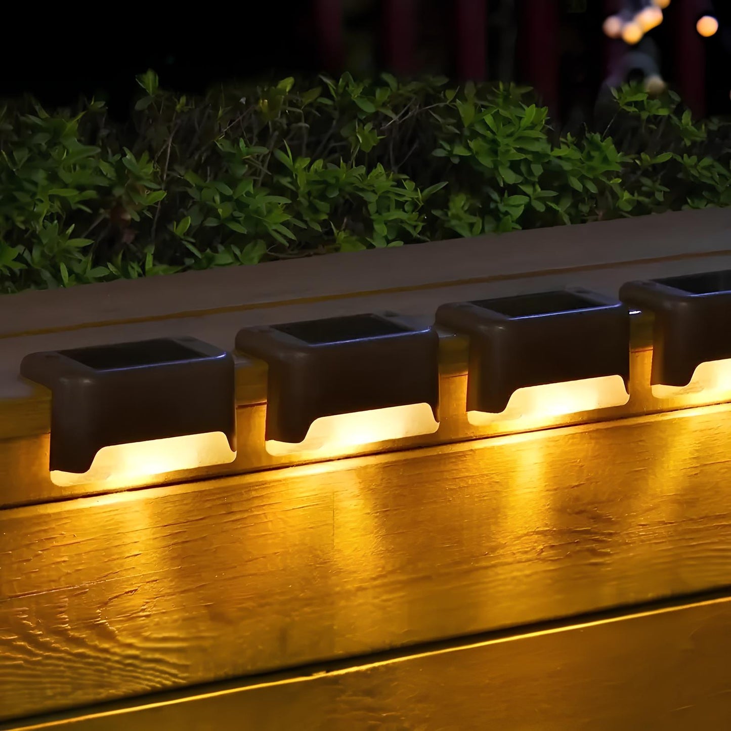 Solar LED Step Lights for Outdoor Pathway Illumination and Safety - Waterproof, Energy-Efficient Lighting for Steps and Walkways