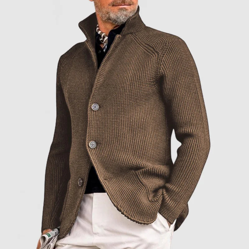 Cardigan Max™ | Men's Knitted Cardigan | Classic Button-Up, Ribbed Design & Comfortable Fit