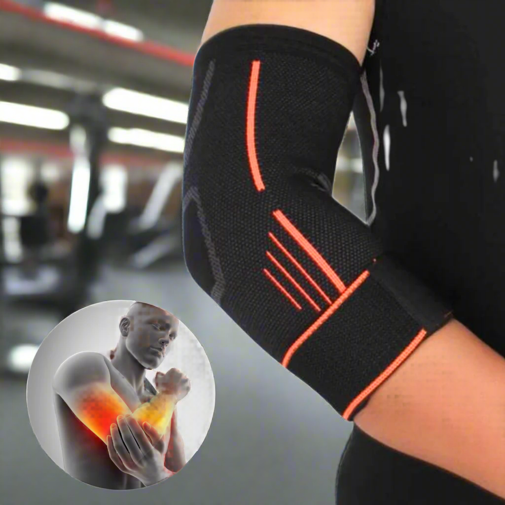 Orthopedic Elbow Brace for Pain Relief, Tendonitis, Arthritis & Injury Recovery - Adjustable Support Sleeve for Comfort & Stability