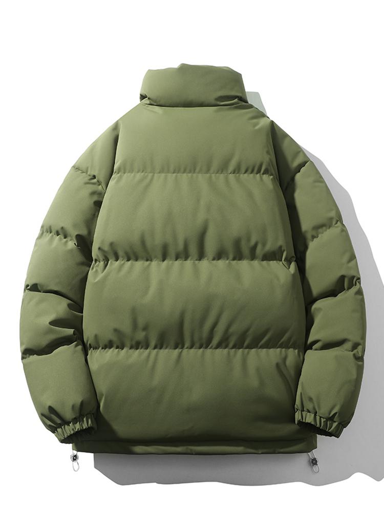 Quilted Haven™ | Men's Warm Stand Collar Zipper Jacket | Insulated, Lightweight, Stylish Design for Cold Weather