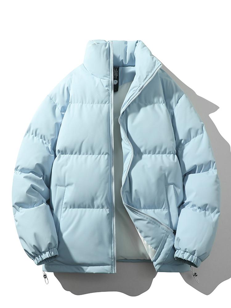 Quilted Haven™ | Men's Warm Stand Collar Zipper Jacket | Insulated, Lightweight, Stylish Design for Cold Weather