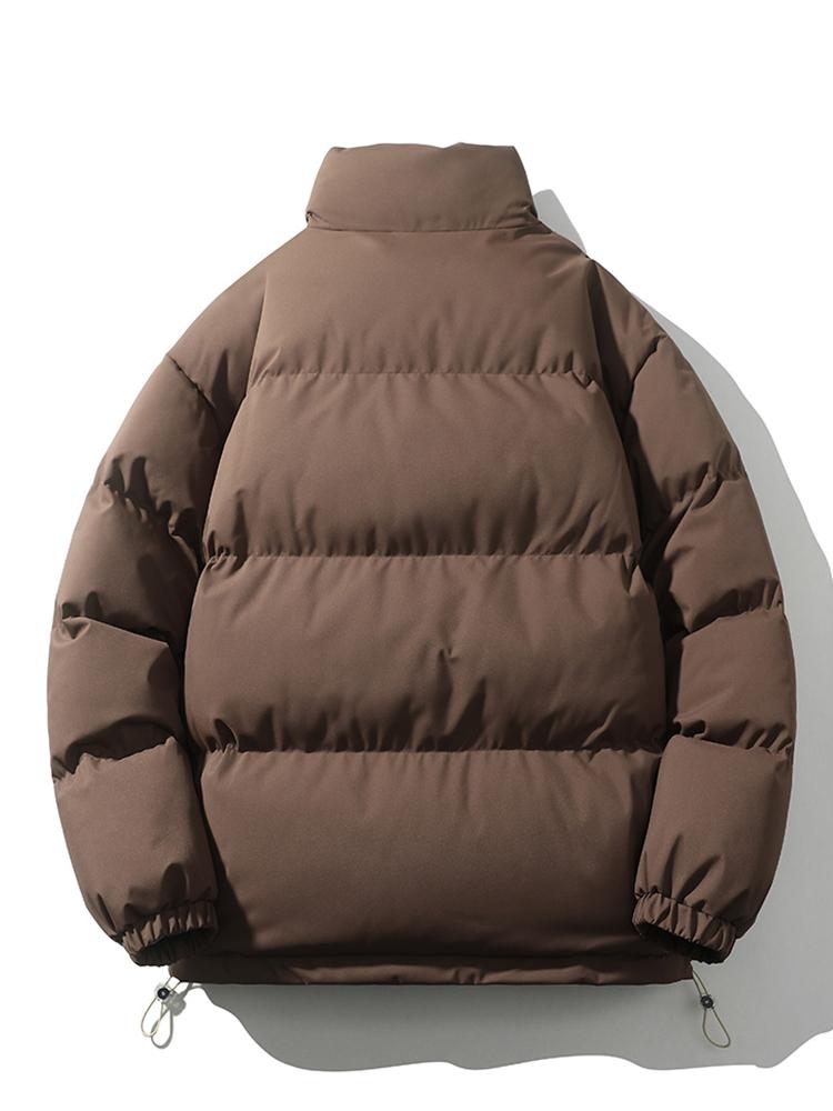Quilted Haven™ | Men's Warm Stand Collar Zipper Jacket | Insulated, Lightweight, Stylish Design for Cold Weather