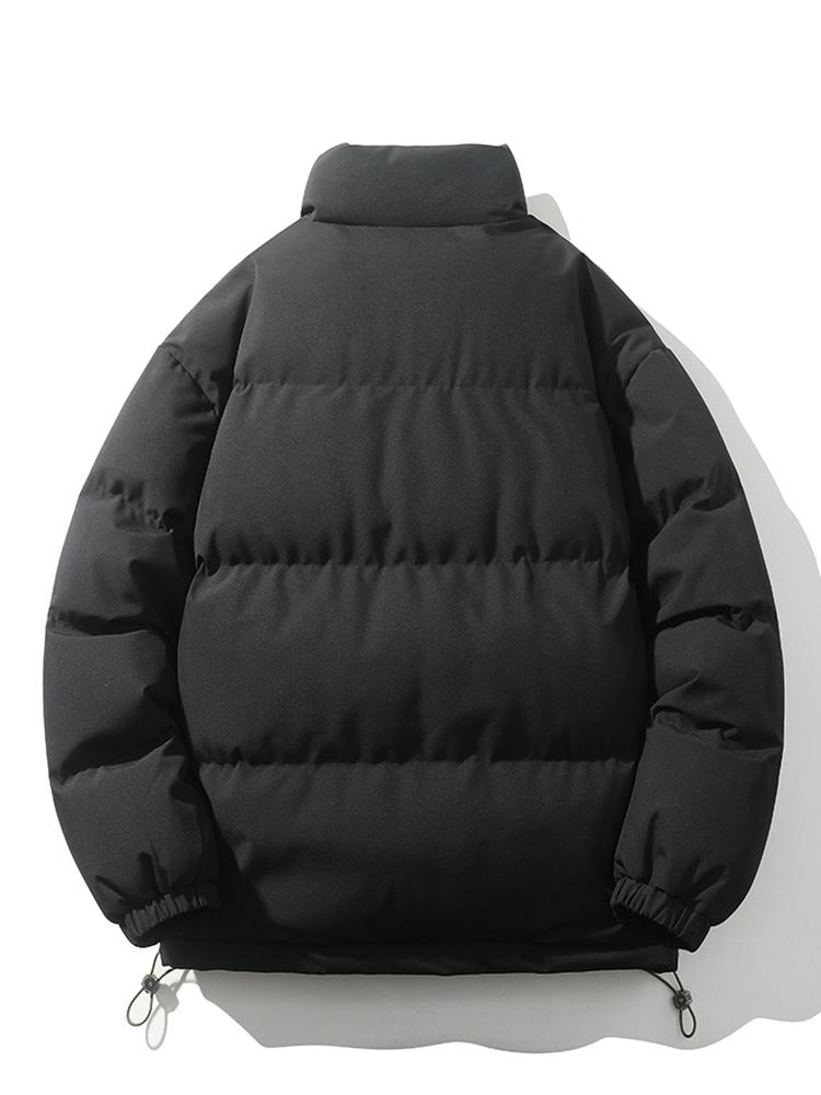 Quilted Haven™ | Men's Warm Stand Collar Zipper Jacket | Insulated, Lightweight, Stylish Design for Cold Weather