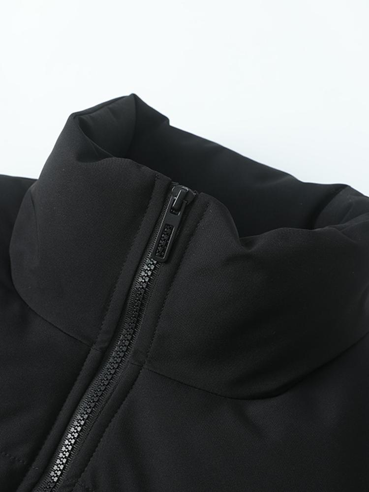 Quilted Haven™ | Men's Warm Stand Collar Zipper Jacket | Insulated, Lightweight, Stylish Design for Cold Weather