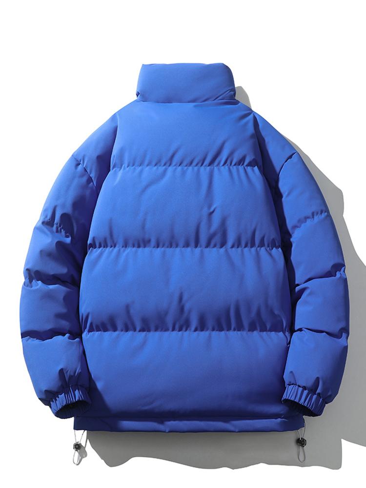 Quilted Haven™ | Men's Warm Stand Collar Zipper Jacket | Insulated, Lightweight, Stylish Design for Cold Weather