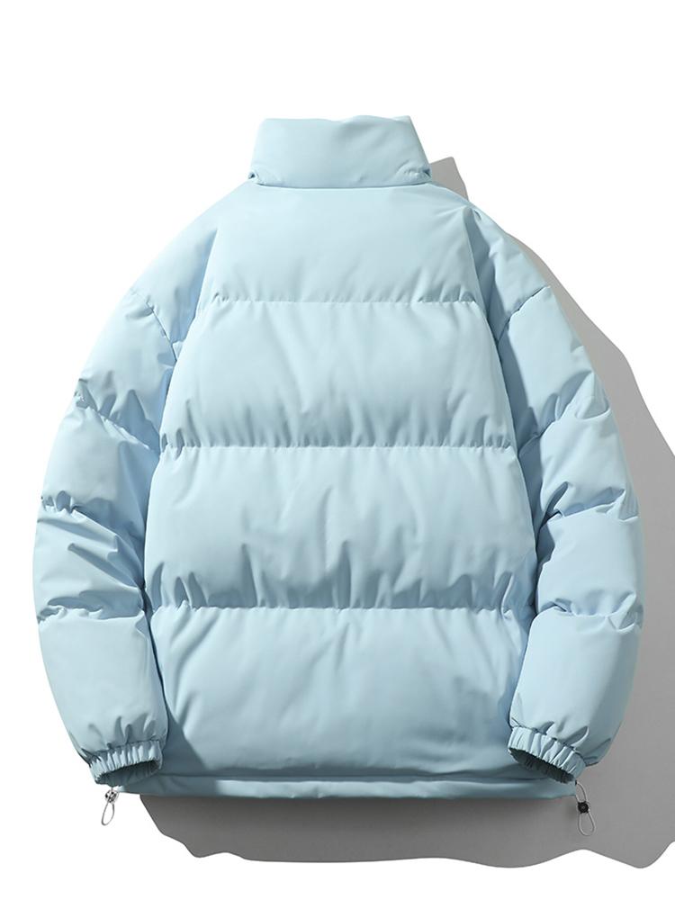 Quilted Haven™ | Men's Warm Stand Collar Zipper Jacket | Insulated, Lightweight, Stylish Design for Cold Weather
