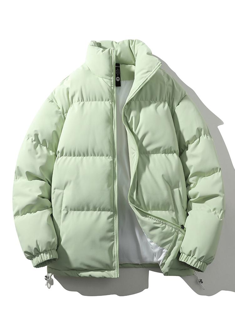 Quilted Haven™ | Men's Warm Stand Collar Zipper Jacket | Insulated, Lightweight, Stylish Design for Cold Weather