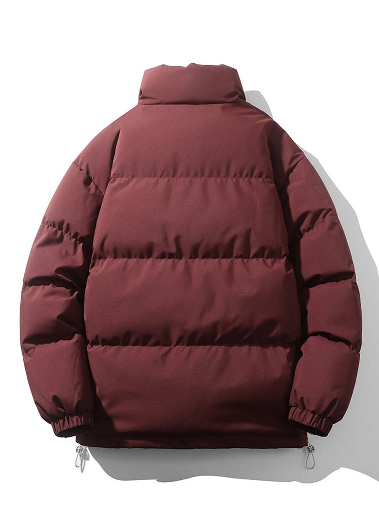 Quilted Haven™ | Men's Warm Stand Collar Zipper Jacket | Insulated, Lightweight, Stylish Design for Cold Weather