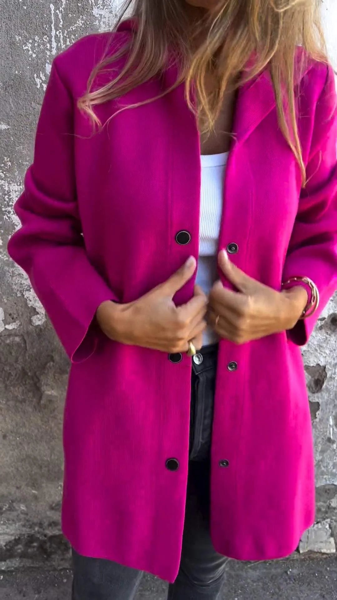 Hooded Luxe™ | Casual Single-Breasted Jacket | Lightweight Fabric, Stylish Hood & Comfortable Fit