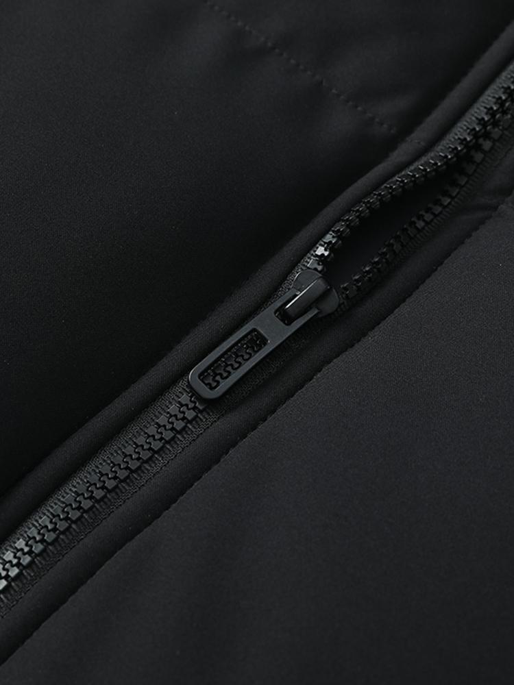 Quilted Haven™ | Men's Warm Stand Collar Zipper Jacket | Insulated, Lightweight, Stylish Design for Cold Weather