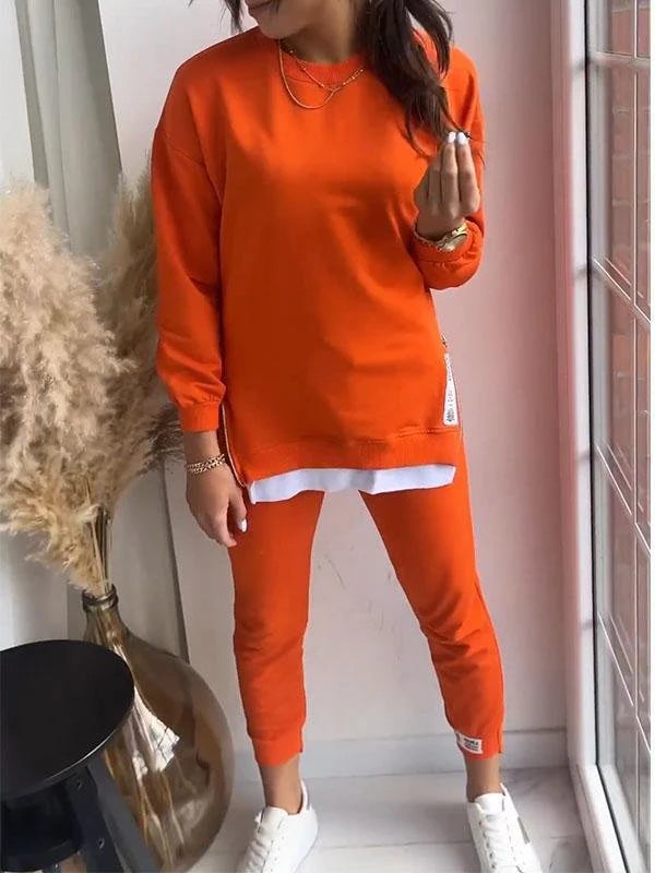 Sweatset Aura™ | Women's Comfortable Sweatshirt and Pants Set | Soft Fabric, Relaxed Fit, Stylish Loungewear