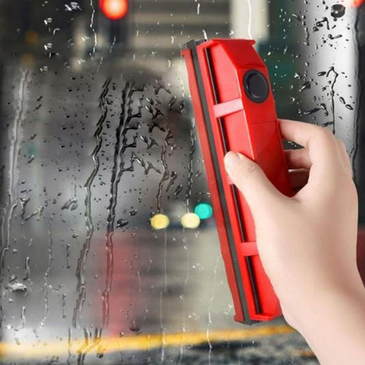 Magnetic Window Cleaner Tool with Dual-Sided Design for Streak-Free Cleaning of High Windows and Hard-to-Reach Areas