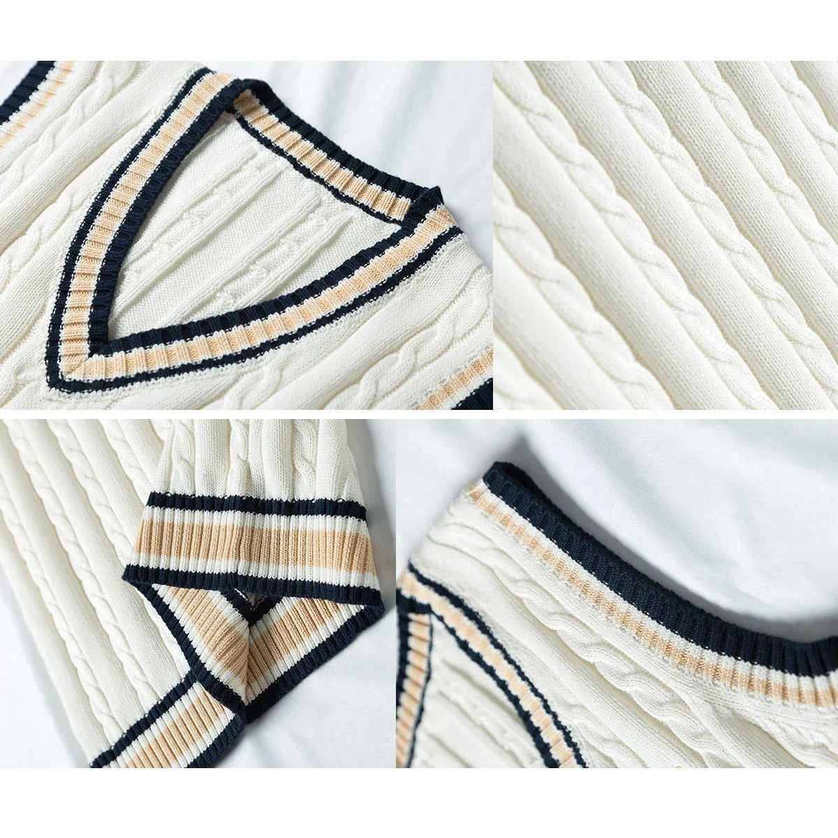 Ashmere | Mens Knitted Sweater Vest V-Neck Sleeveless Jumper for Old Money Style & Preppy Layering – Cricket & Heritage Looks