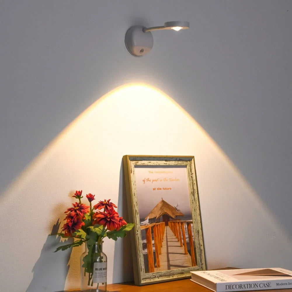 LED Motion Sensor Spotlight - Adjustable Outdoor Security Light for Patios, Gardens, and Driveways