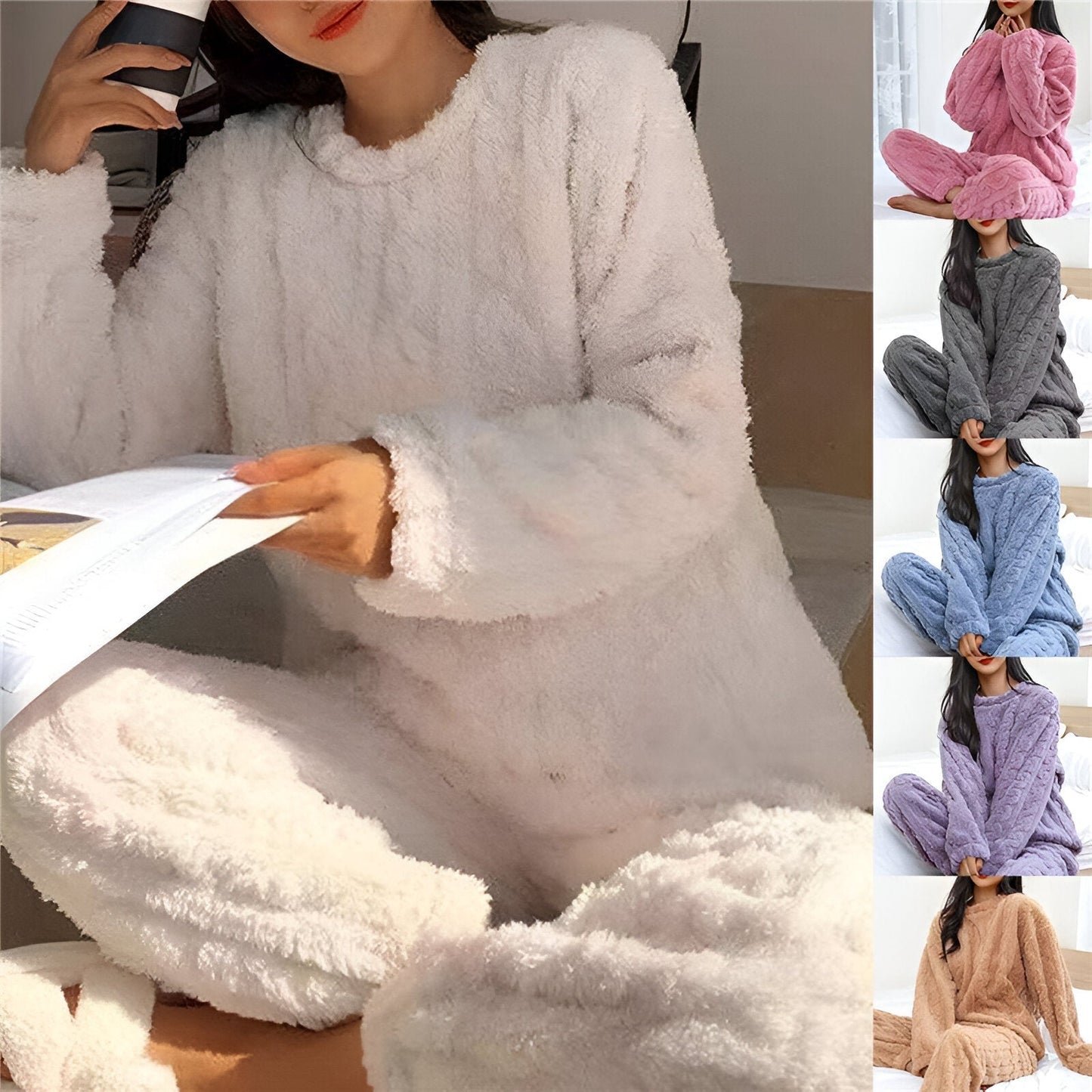 Fleece Dream™ | Women's Warm & Fluffy Pajamas | Soft Fleece, Long Sleeve, Cozy Fit