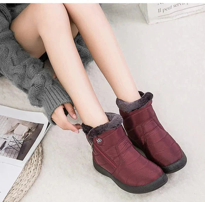 Ladies Thermal Wellington Boots with Fleece Lining – Non-Slip Sole for Cold Weather & Outdoor Activities"