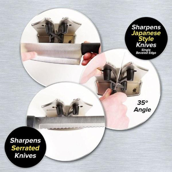 Knife Sharpening - Kitchen Essential for Razor-Sharp Knives | Knife Sharpener for Chefs & Samurai Blades