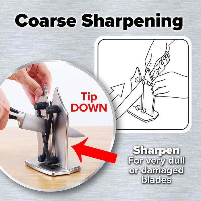 Knife Sharpening - Kitchen Essential for Razor-Sharp Knives | Knife Sharpener for Chefs & Samurai Blades