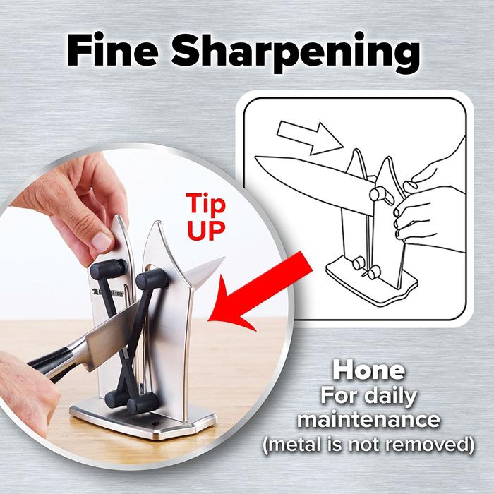 Knife Sharpening - Kitchen Essential for Razor-Sharp Knives | Knife Sharpener for Chefs & Samurai Blades