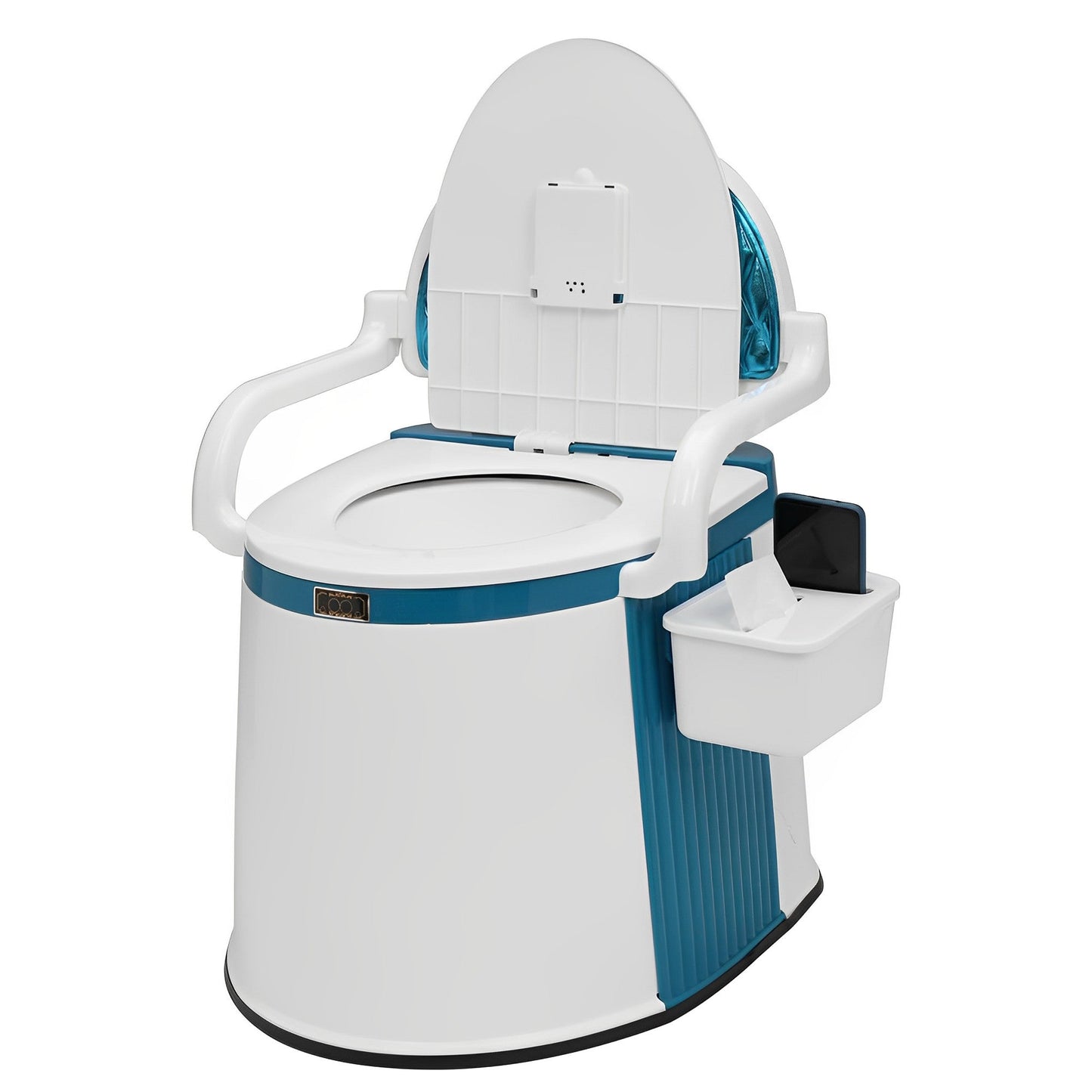 Portable Toilet for Adults & Elderly – Folding Commode for Indoor & Outdoor Use with Easy Clean Design