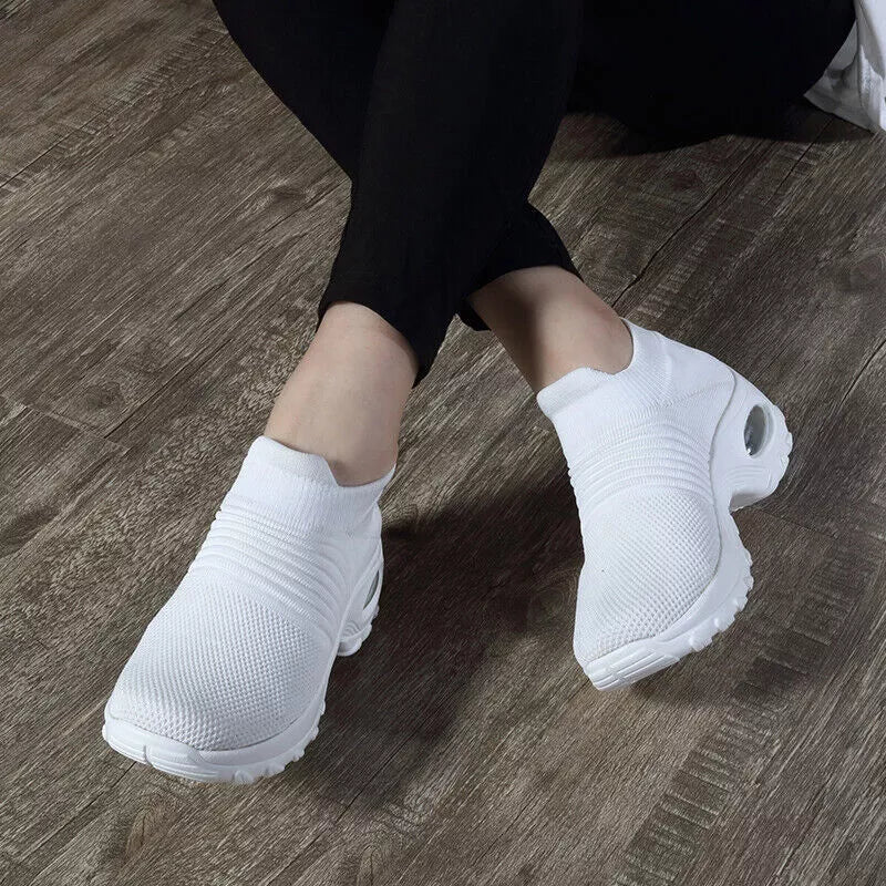 Women's Slip-On Orthopedic Trainers | Air Cushion Comfort, Breathable Mesh & Non-Slip Sole for All-Day Wear