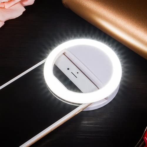 LED Selfie Ring Light with Adjustable Brightness and Tripod Stand for Photography, Makeup, and Video Streaming