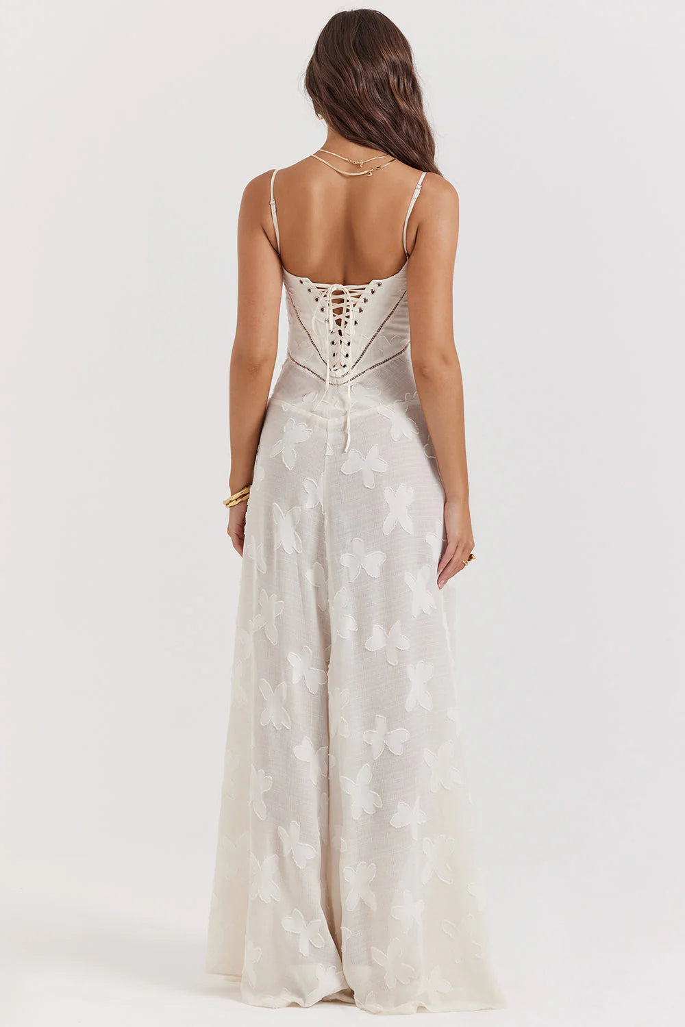 Floral Lace Dream™ | Women's Maxi Dress | Elegant Floral Lace Overlay, Lightweight Fabric & Comfortable Fit