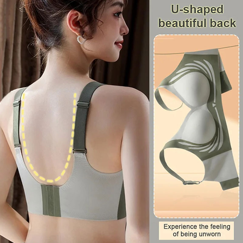 Lifting Anti-Sagging Wireless Push-Up Bra | Comfortable Fit, Adjustable Straps, Seamless Design