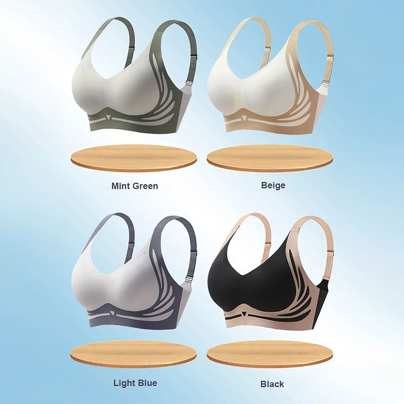 Lifting Anti-Sagging Wireless Push-Up Bra | Comfortable Fit, Adjustable Straps, Seamless Design