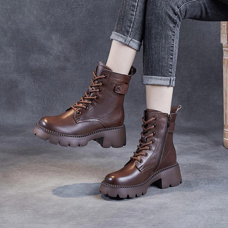 Norma™ | Men's Orthopedic Leather Boots | Genuine Leather, Supportive Design & Cushioned Insole