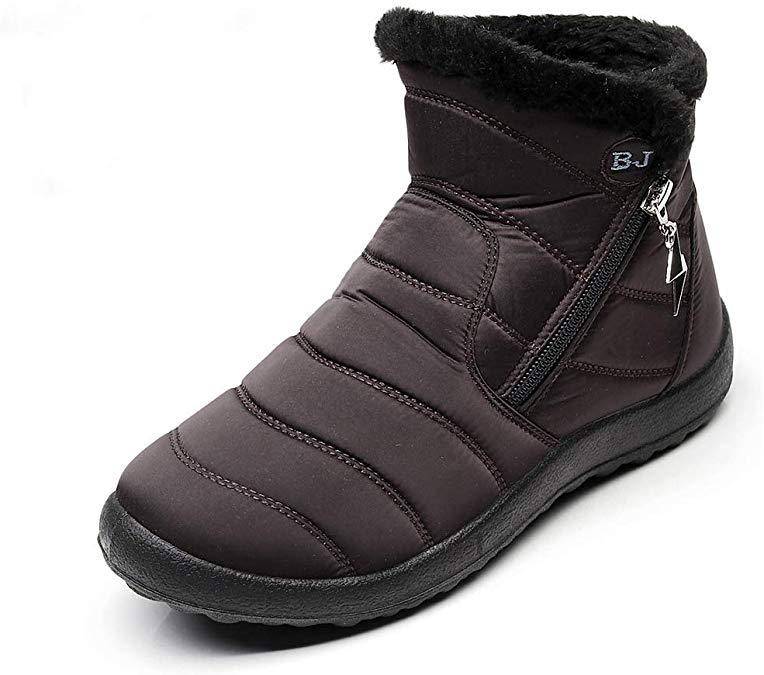 Ladies Thermal Wellington Boots with Fleece Lining – Non-Slip Sole for Cold Weather & Outdoor Activities"