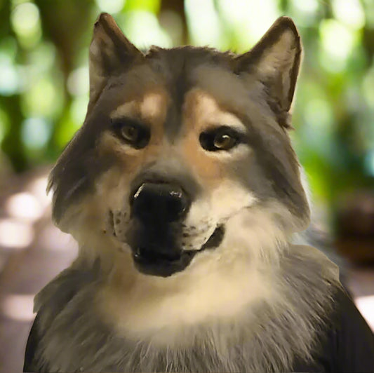 Realistic Wolf Mask for Halloween Costume - Detailed Animal Face for Parties & Theatrical Performances