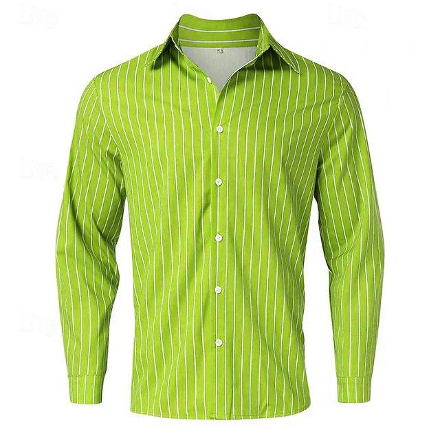 Button-Up Alex™ | Men's Long Sleeve Casual Shirt | Breathable Cotton, Classic Fit, Stylish Button Closure