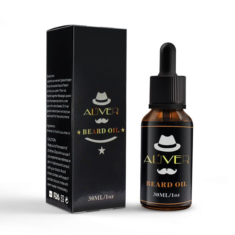 Best Beard Oil UK | 100% Natural 30ML Accelerate Facial Hair Grow Beard Repair and Nourish