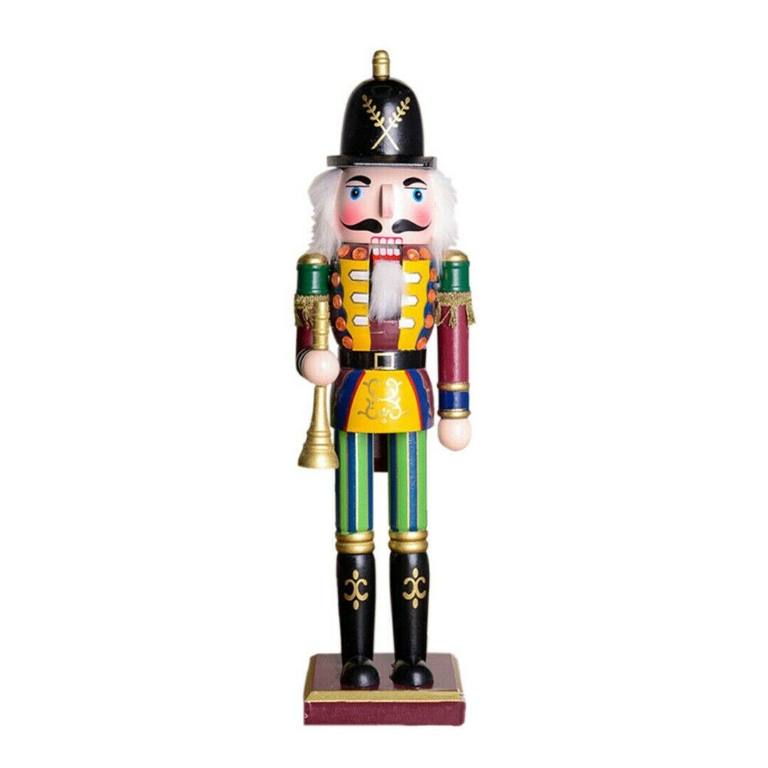 Christmas Nutcracker | Nutcracker Soldier 30 CM Wood Painted Christmas Nutcracker Decoration