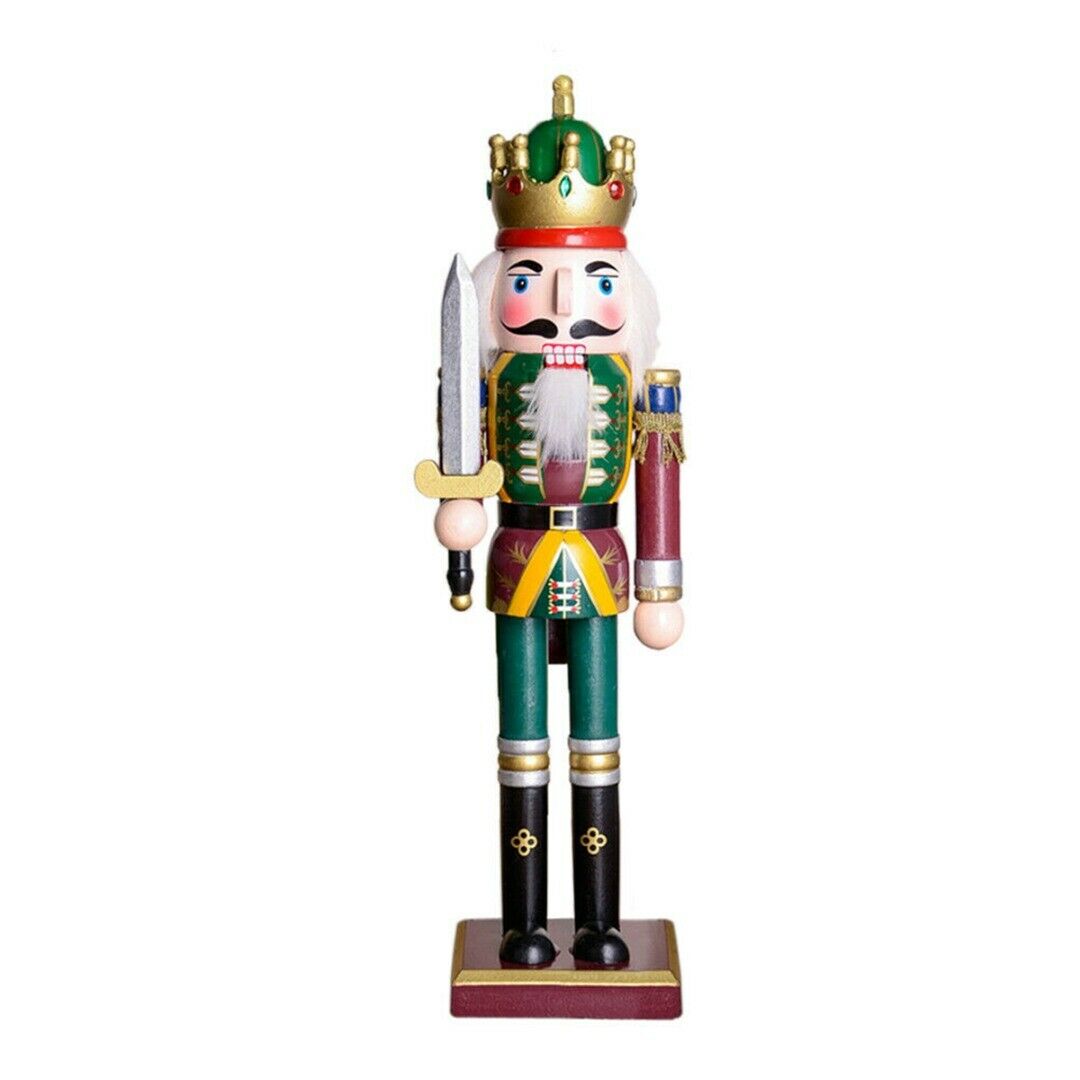Christmas Nutcracker | Nutcracker Soldier 30 CM Wood Painted Christmas Nutcracker Decoration