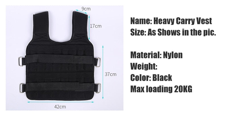 Weight Vest 30Kg - Weighted Vest Workout