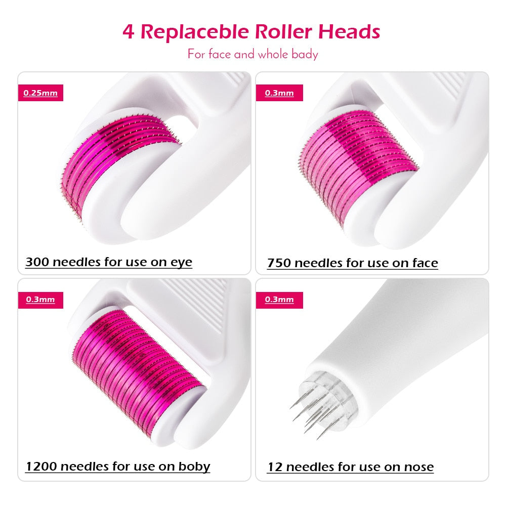 Microneedling at Home Titanium Derma Roller