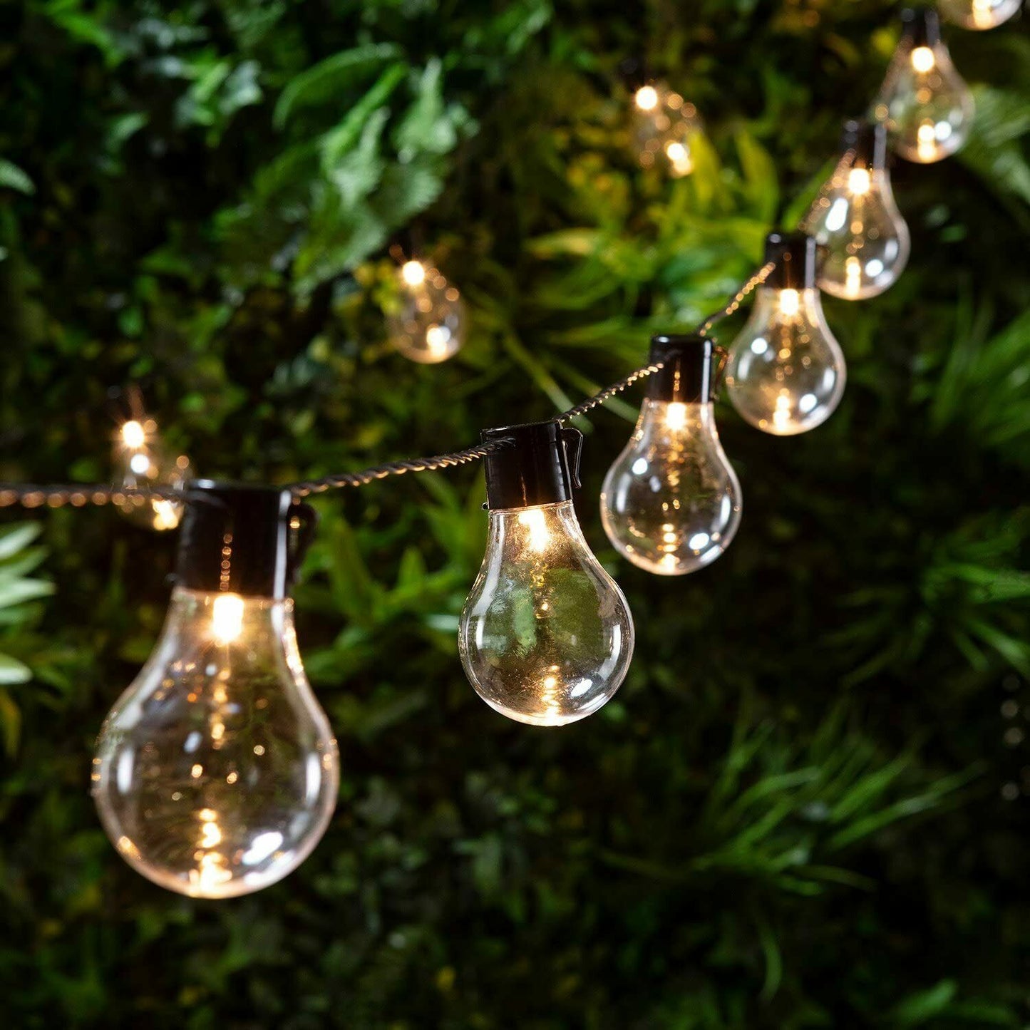5m 20 LED Solar Powered Festoon Lights