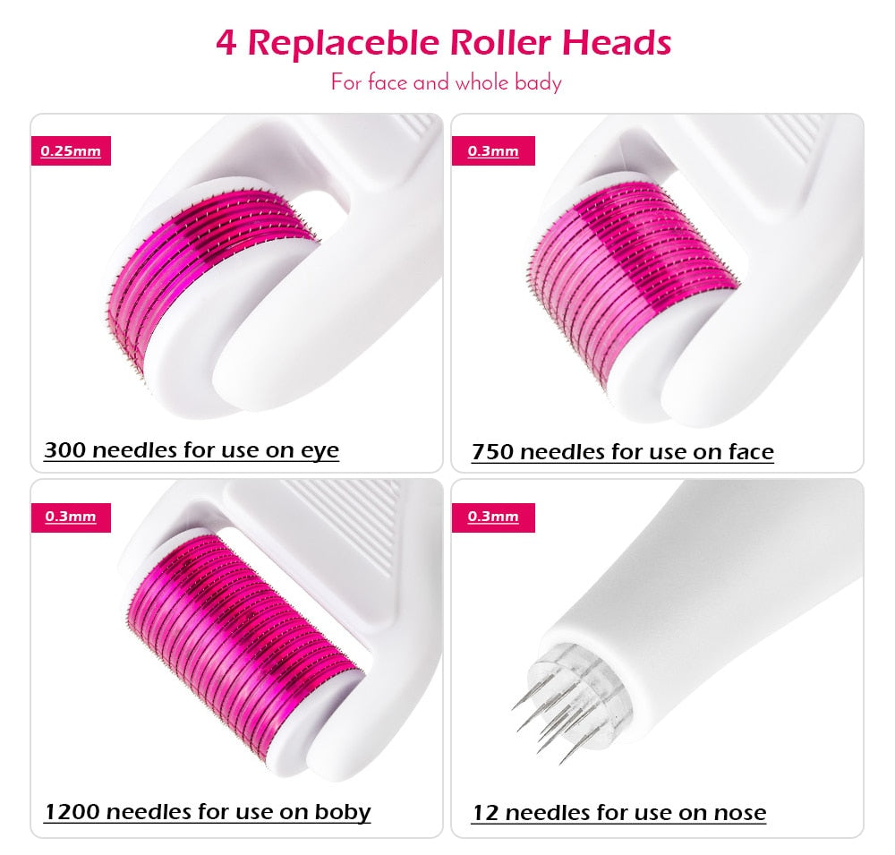 Microneedling at Home Titanium Derma Roller