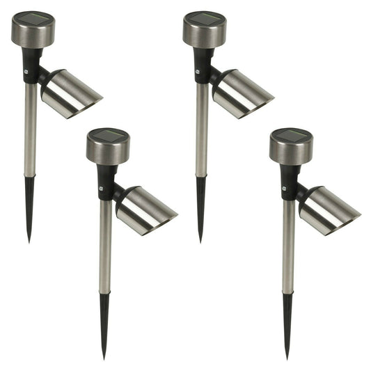 Set of 4 PCS Solar Lamp LED Post Outdoor Garden Lights