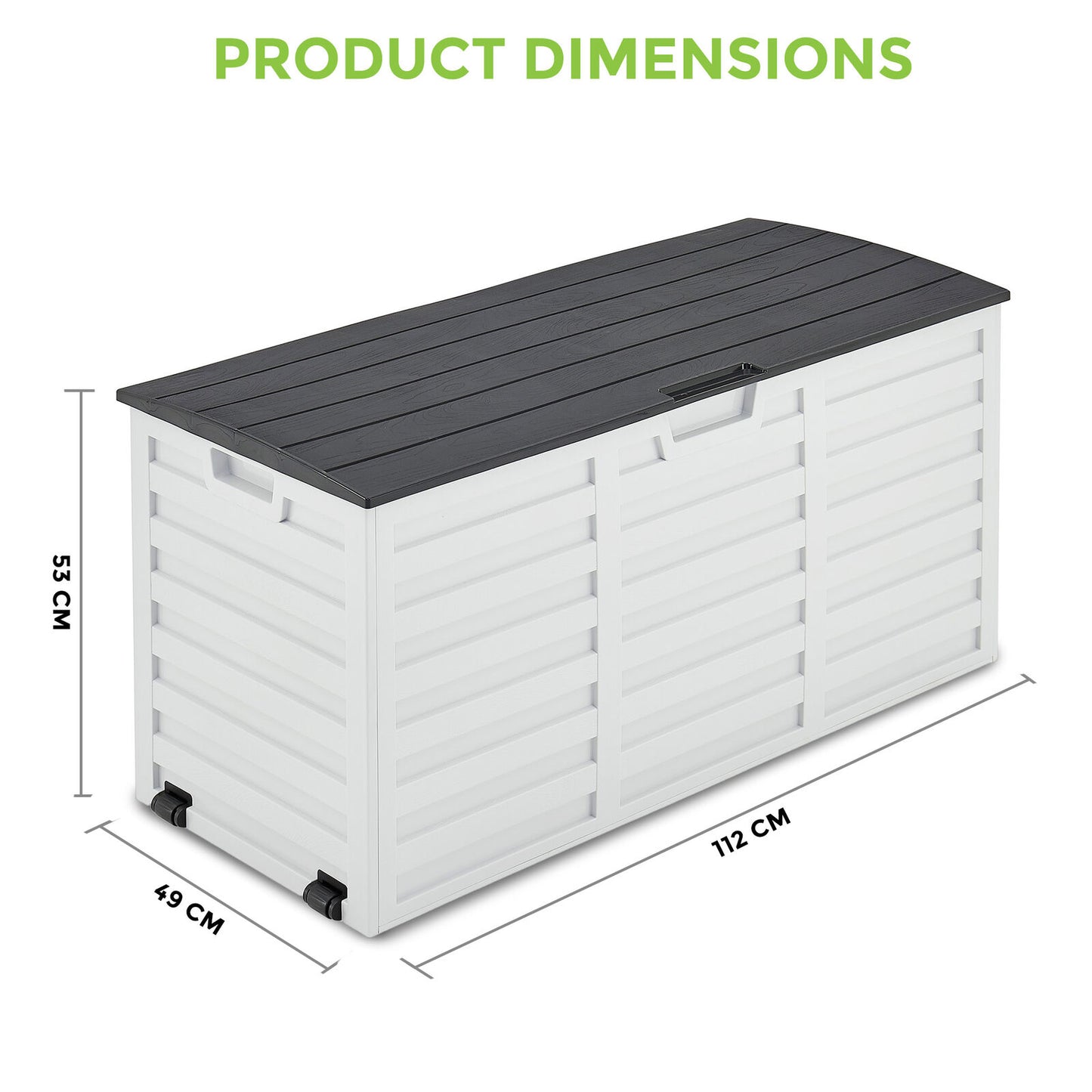 260L Outdoor Garden Storage box