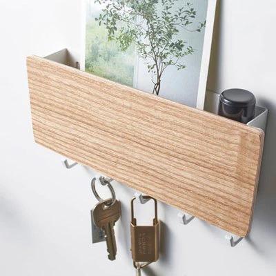 Wooden Storage Rack Key Holder for Wall Key Hanger