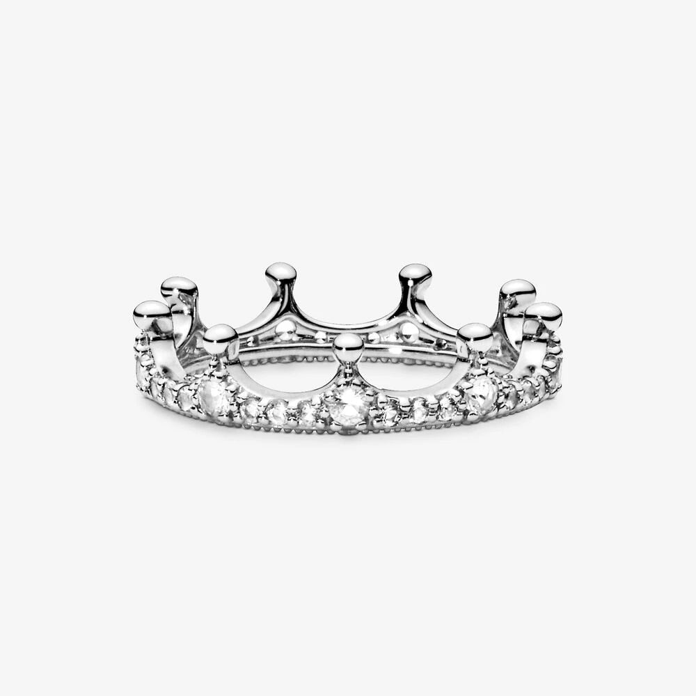 Elegant Crown Ring Pandora Silver Original 925 Fashion Ring