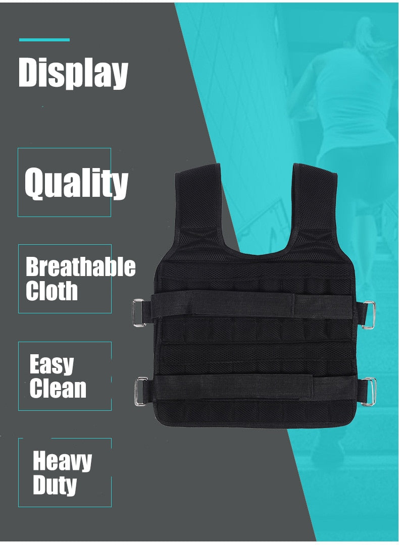 Weight Vest 30Kg - Weighted Vest Workout